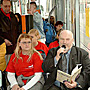 Lesen in der Stadtbahn 2005